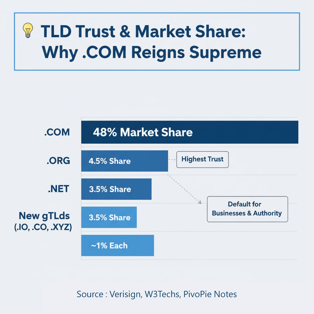 Avoid Domain Name Mistakes:Why You Must Default to .COM